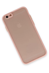 Apple iPhone 6 Kılıf Montreal Silikon Kapak - Pembe