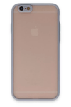 Apple iPhone 6 Kılıf Montreal Silikon Kapak - Gri