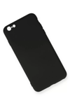 Apple iPhone 6 Plus Kılıf Nano içi Kadife Silikon - Siyah