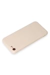 Apple iPhone 7 Kılıf First Silikon - Krem