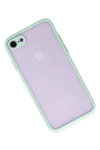 Apple iPhone 7 Kılıf Montreal Silikon Kapak - Turkuaz