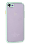 Apple iPhone 7 Kılıf Montreal Silikon Kapak - Turkuaz