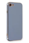 Apple iPhone 7 Kılıf Volet Silikon - Mavi