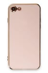 Apple iPhone 7 Kılıf Volet Silikon - Pembe