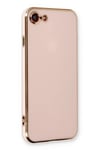 Apple iPhone 7 Kılıf Volet Silikon - Pembe