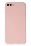 Apple iPhone 7 Plus Kılıf First Silikon - Rose Gold