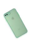 Apple iPhone 7 Plus Kılıf Montreal Silikon Kapak - Turkuaz