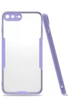 Apple iPhone 7 Plus Kılıf Platin Silikon - Lila
