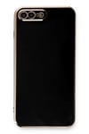 Apple iPhone 7 Plus Kılıf Volet Silikon - Siyah