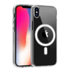 Apple iPhone X Kılıf Magneticsafe Şeffaf Silikon - Şeffaf