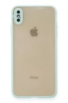 Apple iPhone X Kılıf Montreal Silikon Kapak - Turkuaz