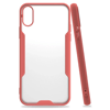 Apple iPhone X Kılıf Platin Silikon - Pembe