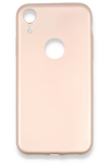 Apple iPhone XR Kılıf First Silikon - Rose Gold