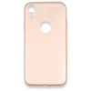 Apple iPhone XR Kılıf First Silikon - Rose Gold