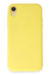 Apple iPhone XR Kılıf First Silikon - Sarı