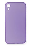 Apple iPhone XR Kılıf PP Ultra İnce Kapak - Mor