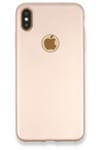 Apple iPhone XS Max Kılıf First Silikon - Rose Gold