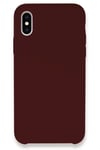 Apple iPhone XS Max Kılıf Lansman Legant Silikon - Bordo