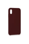 Apple iPhone XS Max Kılıf Lansman Legant Silikon - Bordo