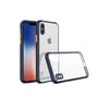 Apple iPhone XS Max Kılıf Miami Şeffaf Silikon - Lacivert