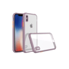 Apple iPhone XS Max Kılıf Miami Şeffaf Silikon - Açık Mor