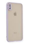 Apple iPhone XS Max Kılıf Montreal Silikon Kapak - Mor