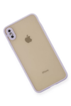 Apple iPhone XS Max Kılıf Montreal Silikon Kapak - Mor