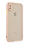 Apple iPhone XS Max Kılıf Montreal Silikon Kapak - Pembe