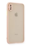 Apple iPhone XS Max Kılıf Montreal Silikon Kapak - Pembe