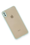 Apple iPhone XS Max Kılıf Montreal Silikon Kapak - Turkuaz