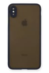 Apple iPhone XS Max Kılıf Montreal Silikon Kapak - Lacivert