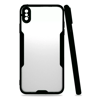 Apple iPhone XS Max Kılıf Platin Silikon - Siyah