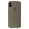 Apple iPhone XS Max Kılıf PP Ultra İnce Kapak - Gri