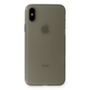 Apple iPhone XS Max Kılıf PP Ultra İnce Kapak - Gri