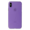 Apple iPhone XS Max Kılıf PP Ultra İnce Kapak - Mor