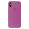 Apple iPhone XS Max Kılıf PP Ultra İnce Kapak - Pembe