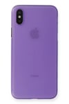 Apple iPhone XS Max Kılıf PP Ultra İnce Kapak - Mor
