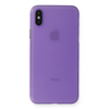 Apple iPhone XS Max Kılıf PP Ultra İnce Kapak - Mor