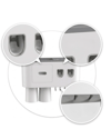Banyo Organizer Diş Fırçası Tutucu Çift Dispenserli Raflı Çekmeceli