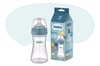 Biberon Anti Kolik Biberon 250 ml Kapaklı Biberon 6 - 18 Ay (Orta Akış)