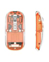 Bluetooth ve USB Destekli Kablosuz Şeffaf Mouse Sessiz Kullanım