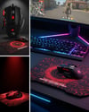 Ergonomik  Mouse ve Mousepad 3 DPI Ayarlı LED Işıklı Tasarım