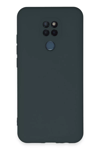 General Mobile GM 20 Kılıf Nano içi Kadife Silikon - Koyu Yeşil
