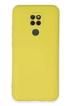 General Mobile GM 20 Kılıf Nano içi Kadife Silikon - Sarı