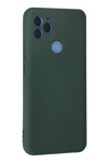 General Mobile GM 21 Kılıf Nano içi Kadife Silikon - Koyu Yeşil