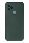 General Mobile GM 21 Kılıf Nano içi Kadife Silikon - Koyu Yeşil