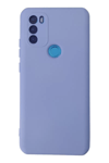 General Mobile GM 21 Plus Kılıf Nano içi Kadife Silikon - Lila