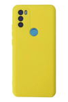 General Mobile GM 21 Plus Kılıf Nano içi Kadife Silikon - Sarı