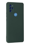 General Mobile GM 21 Pro Kılıf Nano içi Kadife Silikon - Koyu Yeşil