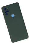 General Mobile GM 21 Pro Kılıf Nano içi Kadife Silikon - Koyu Yeşil